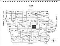 Iowa State Map, Marshall County 1981